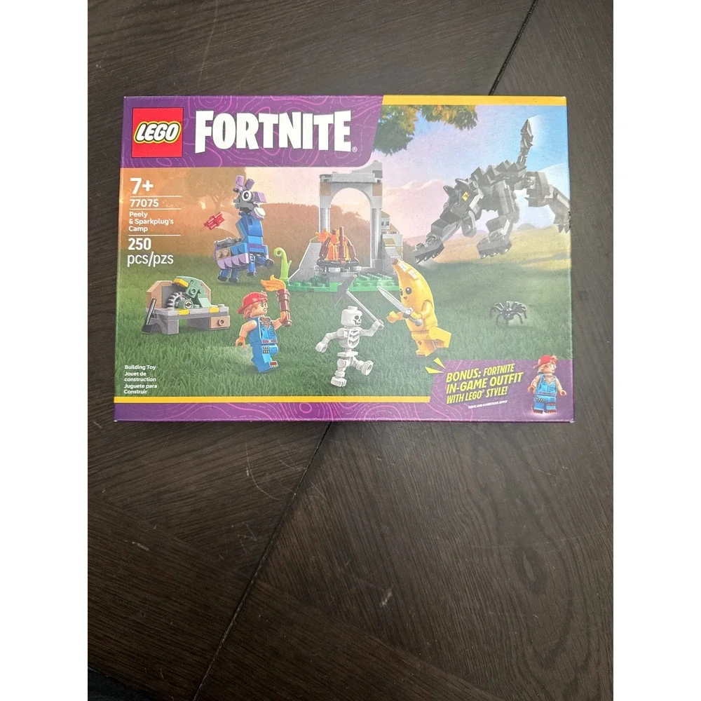LEGO Fortnite‎ Peely and Sparkplug's Camp Set 77075 250 Pieces New Sealed